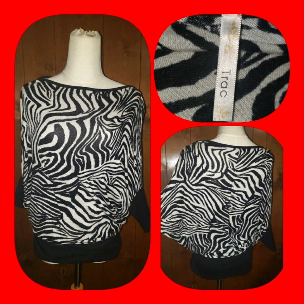 🦄 Woman's Zebra Print Top